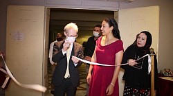 Art exhibition opening