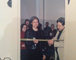Art exhibition opening
