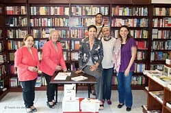 The signing of book